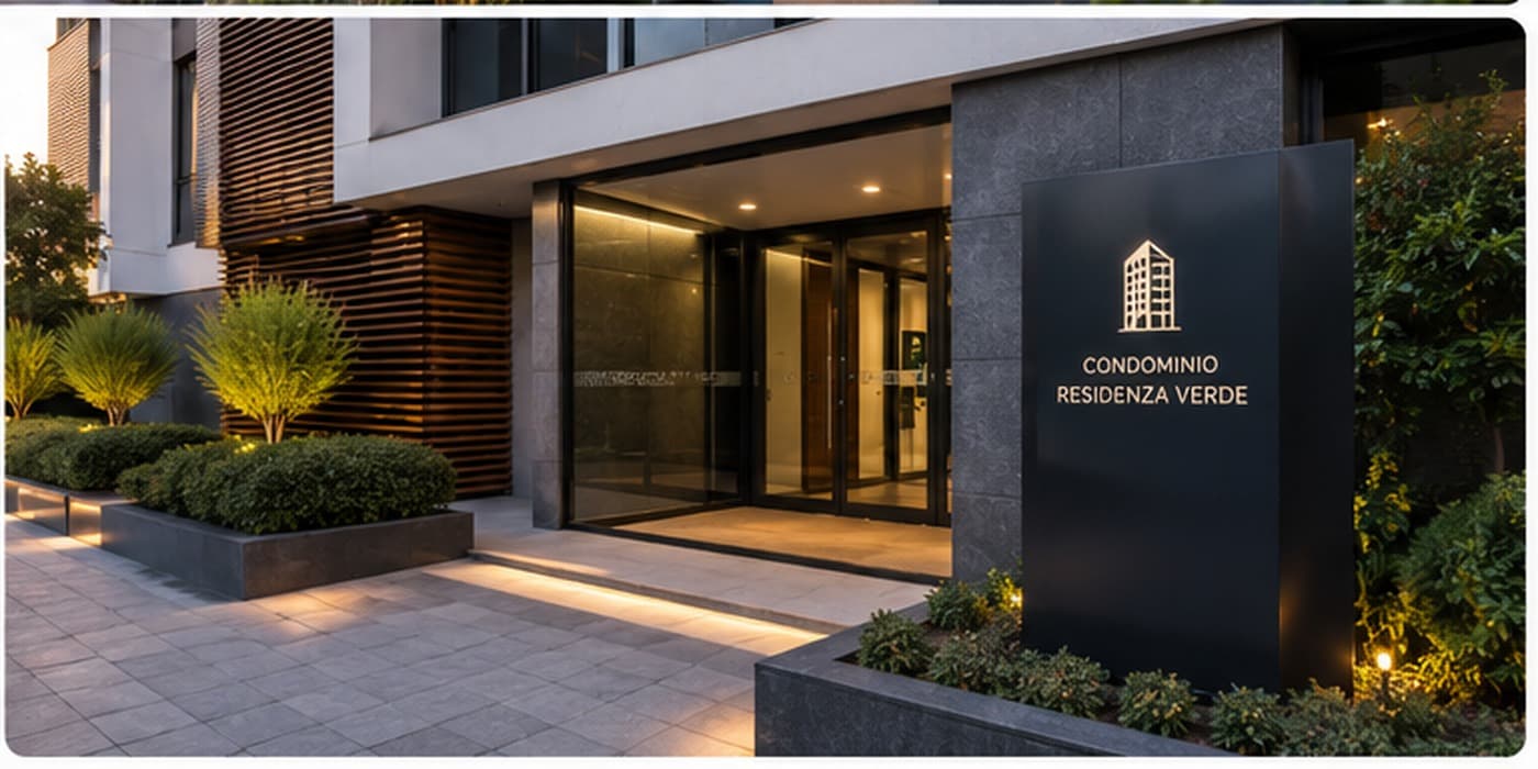 Complesso condominiale moderno